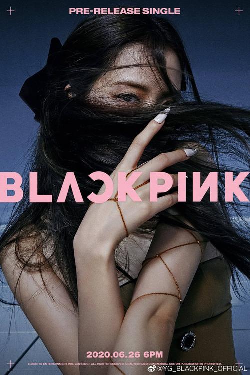 blackpink回归单曲海报公布,透露新歌很潮很酷