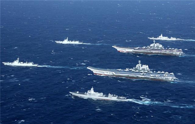 外界预测:中国双航母战斗群或首次亮相_腾讯新闻