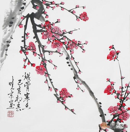 梅花在中国的文化中一直占据着非常重要的地位,它不仅被称为花中君子