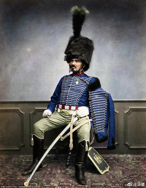 拿破仑战争中的老兵,在镜头前的最后瞬间「超清彩图」