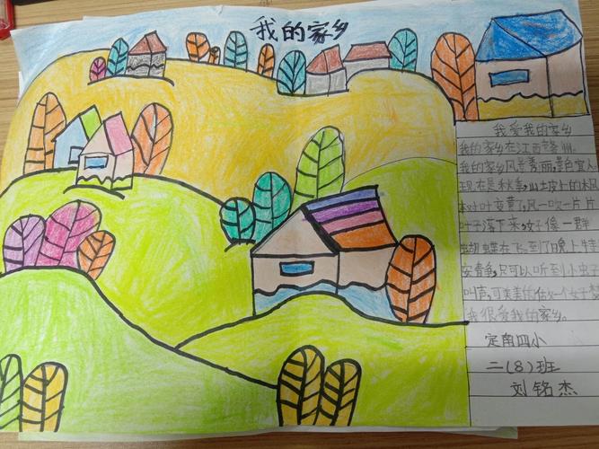向阳二(8)班读写绘--画家乡