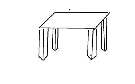 桌子简笔画桌子简笔画简单