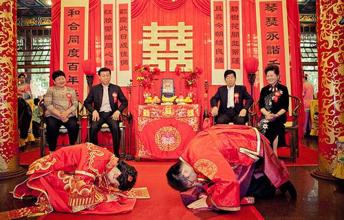 中式婚礼礼节与仪式,中国婚礼传统