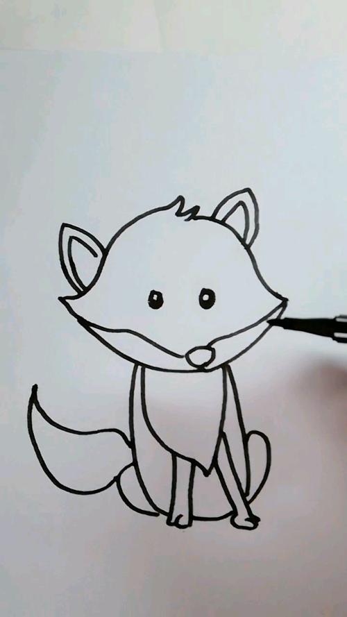 狐狸的简笔画