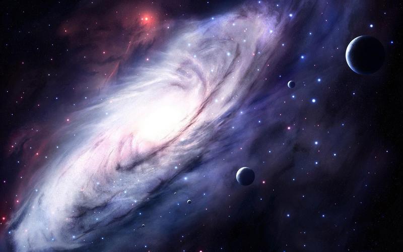 银河系图片(银河系有16万光年长) - 赤虎壹号