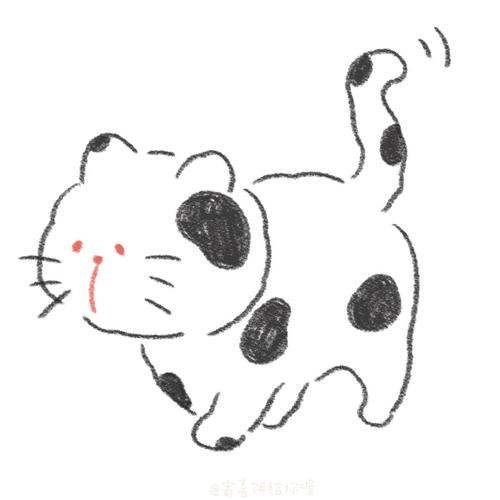 ————简笔画可爱小猫咪——画师:寄喜… - 堆糖,美图壁纸兴趣社区