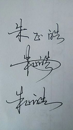 朱正皓艺术签名怎么签