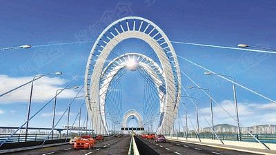 金海大桥效果图2而刘小龙表示金海大桥项目是珠海从2014年开始的"三年