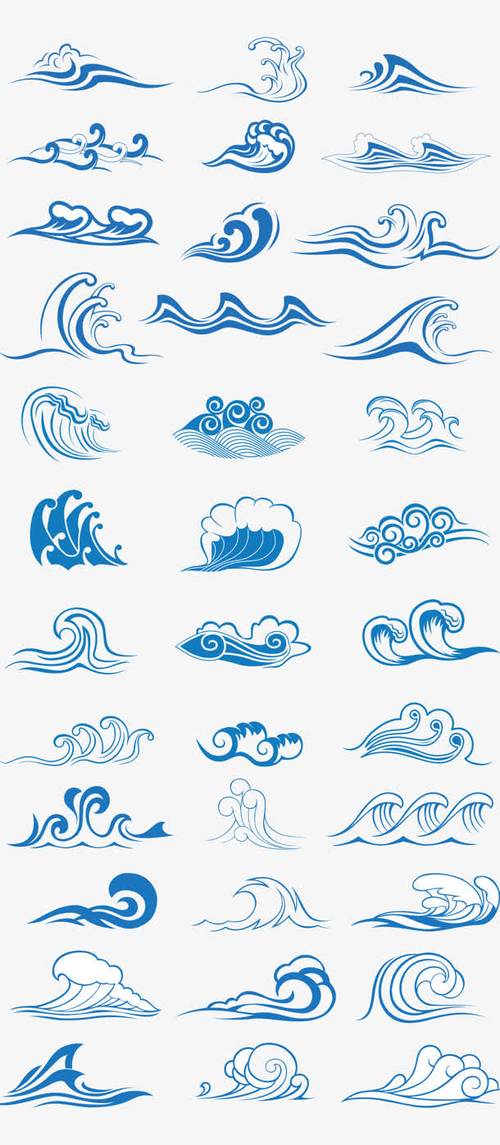 蓝色海浪素材免抠png素材下载,蓝色海浪素材设计元素,蓝色海浪素材