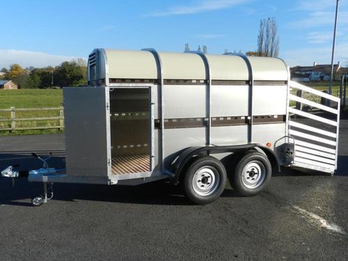 small aluminum bumper pull livestock trailers for sale