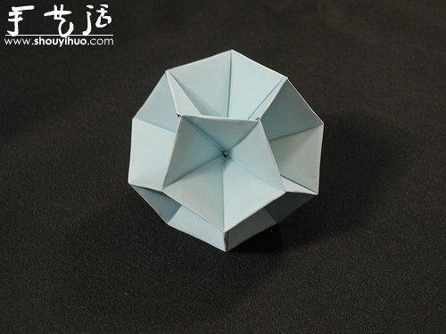 折纸作品折纸立体几何复杂几何立体折纸作品欣赏立体几何折纸教程