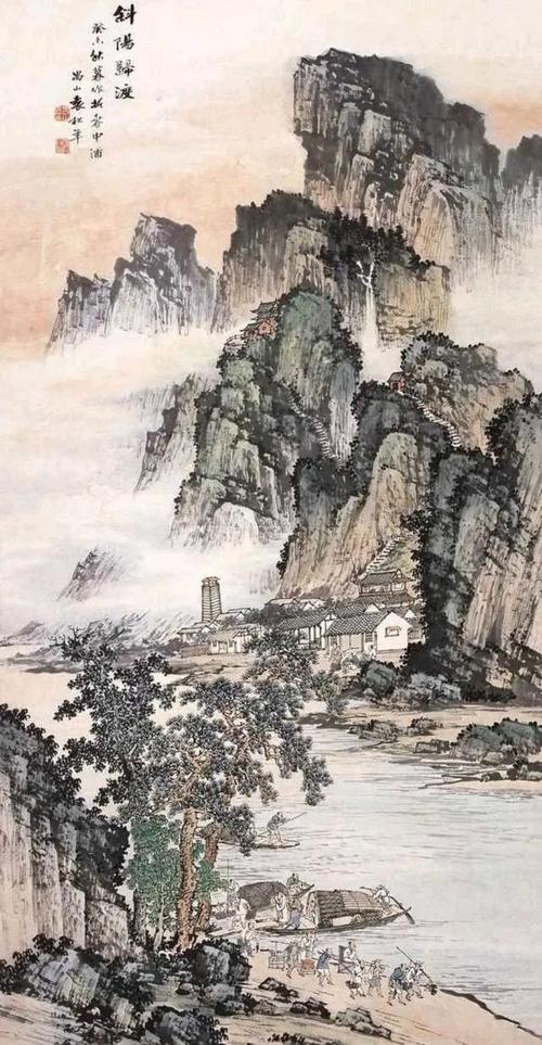 袁松年先生的山水画:坚硬与自成一格的艺术