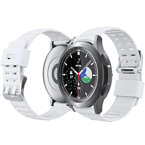 适用galaxy三星watch4手表表带watch 4 classic分体透明tpu手表带