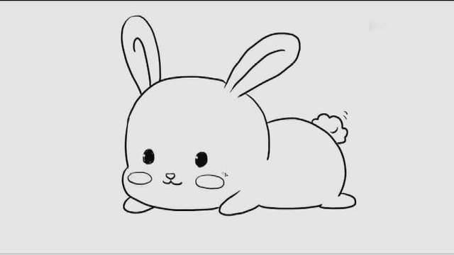 最新画小兔的简笔画教程 小兔简笔画图片
