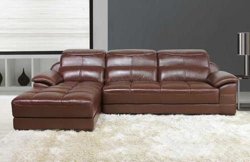不仅仅有真皮沙发,而且还有款式风格各异的布艺沙发.