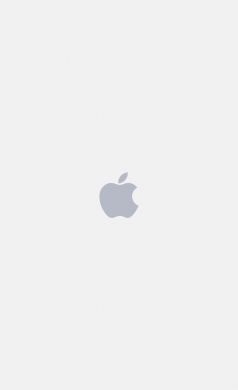 灰色背景下的苹果品牌logo图片