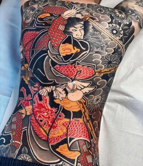 有偿找稿 #日式老传统纹身  #满背纹身