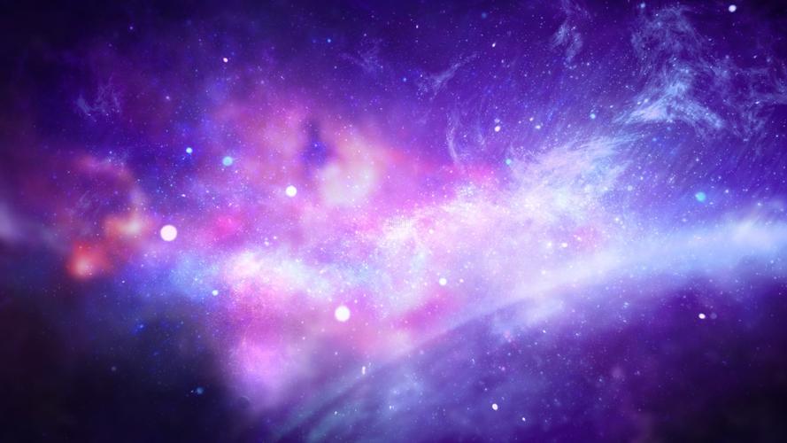 超漂亮紫色粒子星云(原版)