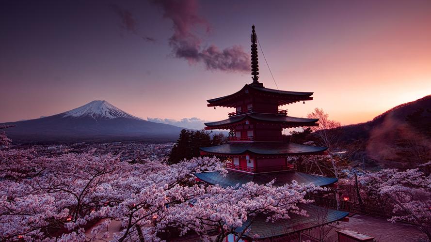 富士山,山峰,雪山,湖水,倒影,日本,旅游景点,电脑壁纸,壁纸唯美的富士