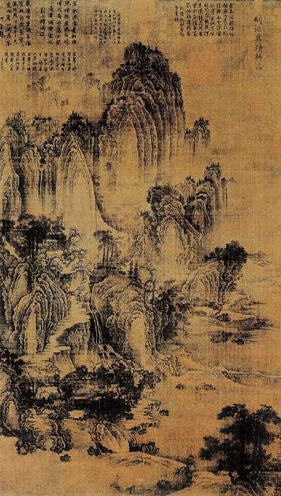 中国山水画发展简史及部分临摹习作 写美篇  及至五代时则有荆浩,关仝