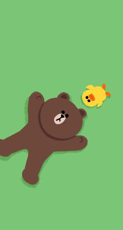 无水印手机桌面壁纸布朗熊系列小可爱们了解一下