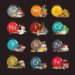 12人体健康微量元素鱼类中发现的维生素,矿物质和微量元素人类健康和