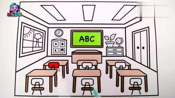 幼儿园中班教室平面图设计简笔画 简笔画图片大全-蒲城教育文学网