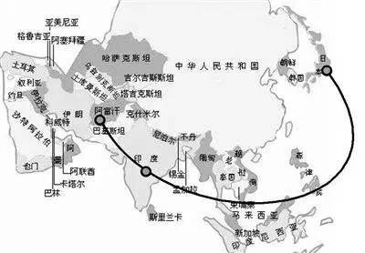 美国对中国的c形包围圈