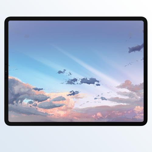 壁纸guesswp2张动漫天空场景4k平板高清macipad设计素材