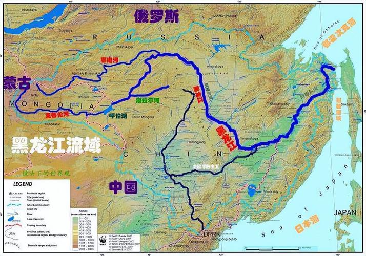 黑龙江的流域面积达185万平方公里,因此这也是黑龙江多年年均径流量
