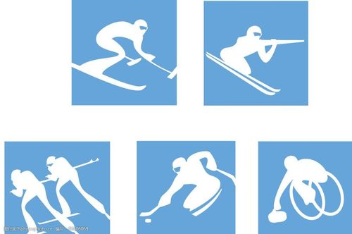 都灵 残奥会 运动图标 都灵冬季残奥会 公共标识标志 标识标志图标