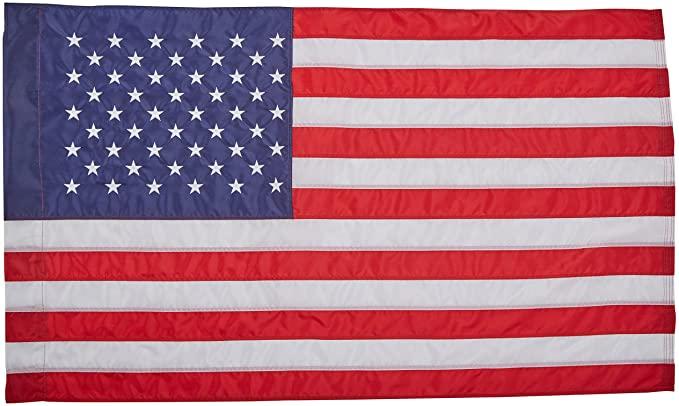 annin flagmakers 型号 21850 美国国旗 21⁄2 x 4 英尺尼龙遮阳罩