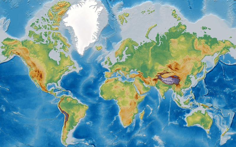 世界各国领土面积排名及行政区划划分全