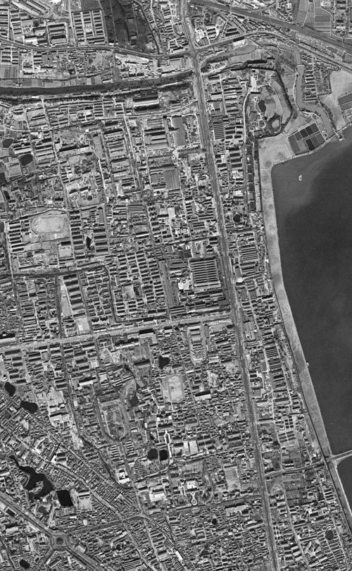 锁眼侦察卫星1973年拍摄 南京市玄武湖周边 清晰度感人_手机搜狐网