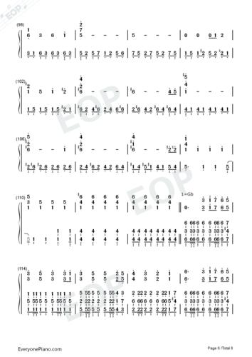 victory-完整版双手简谱预览6-钢琴谱文件(五线谱,双手简谱,数字谱