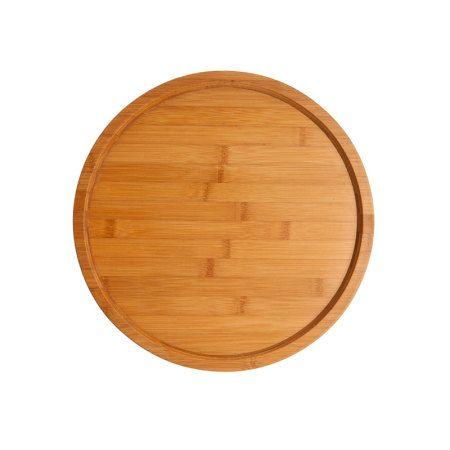 竹设-圆形托盘 欧式宜家 餐具/茶辅 实木圆盘 竹制果盘 和风厨具 原创