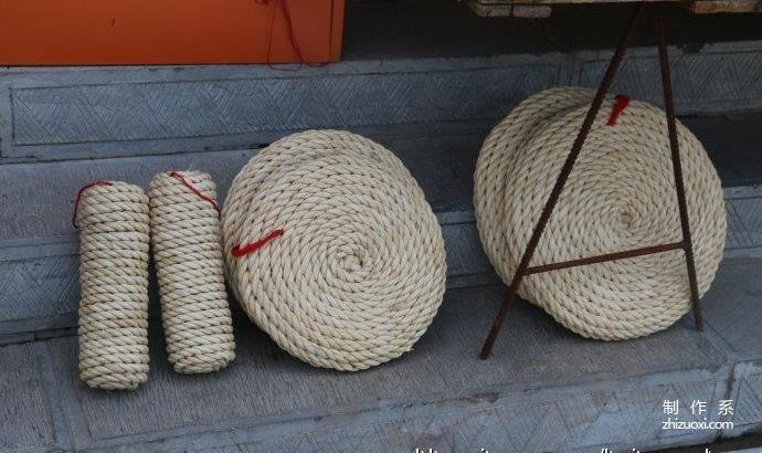 玉米皮拧蒲墩,坐垫的编织方法图解教程 - 制作系手工网