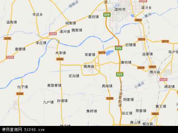 中国 山东省 淄博市 高青县高青县卫星地图 本站收录有:2021高青县