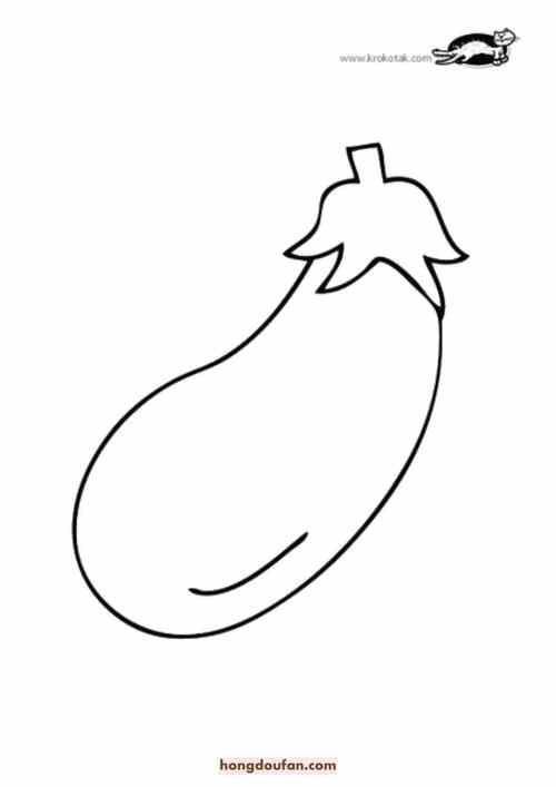 14张简单有趣的线条水果蔬菜卡通简笔画!水果苹果香蕉胡萝卜