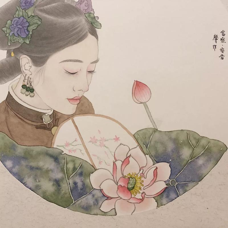 延禧攻略富察皇后手绘图,画一组温柔的皇后娘娘插画(20张)
