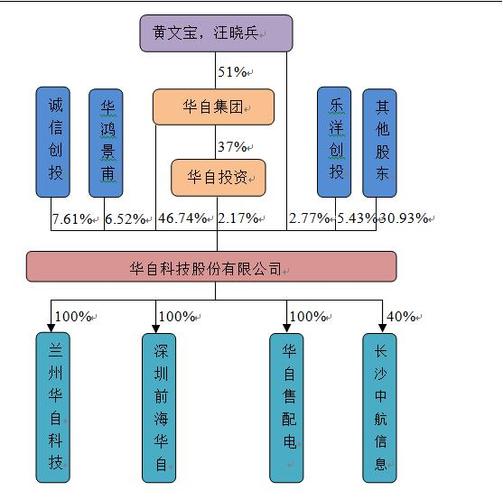 华自科技股权结构图