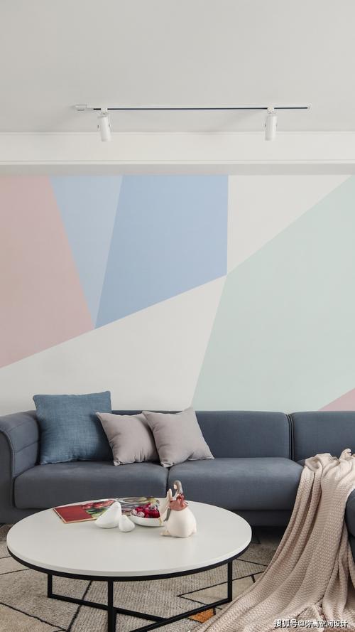 高颜值的拼色墙面该如何做?让你的背景墙装得出彩