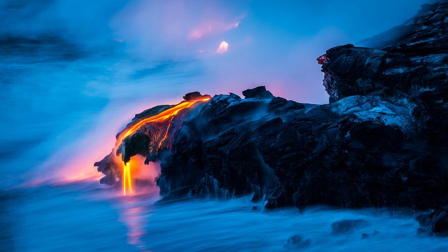 文件名:火山 岩浆 熔岩 4k电脑自然风景壁纸  格式:jpg 体积:2.