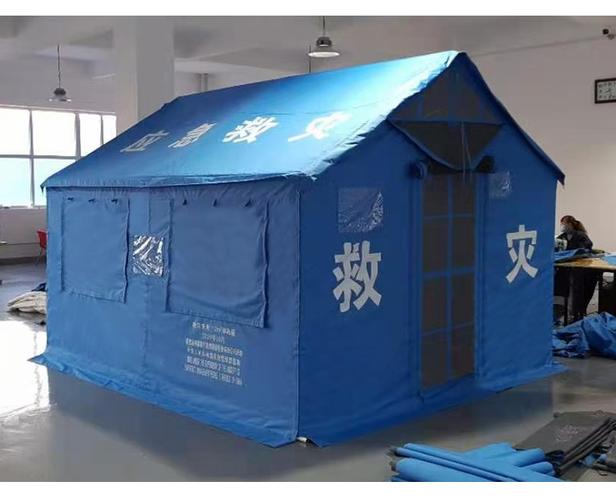 12平防雨防汛应急救灾帐篷露营户外用品防疫隔离挡风双层帐篷加厚