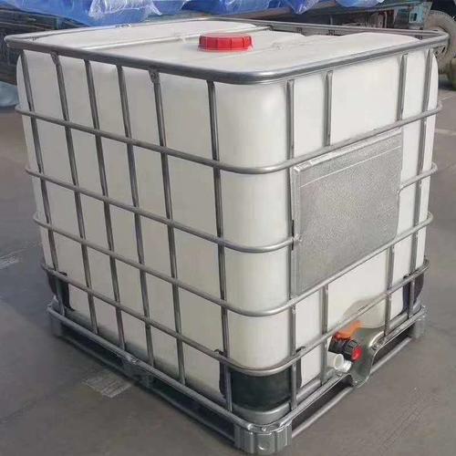 1吨集装桶厂家1吨护栏食品化工甲醇包装桶1000l白色蓝色塑料桶