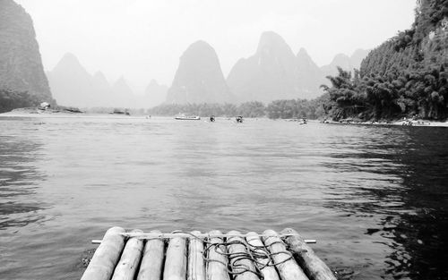 桂林山水黑白印象壁纸图片