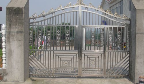 金属不锈钢大门 专业定做大门 庭院大门 优质小区大门