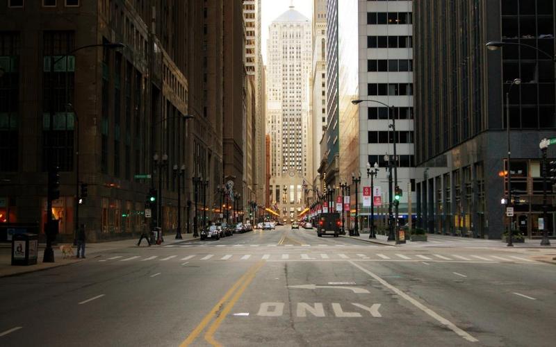 美国芝加哥城市风景壁纸