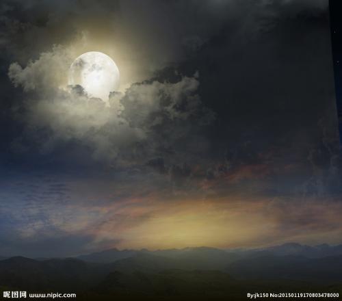 月夜朦胧图片