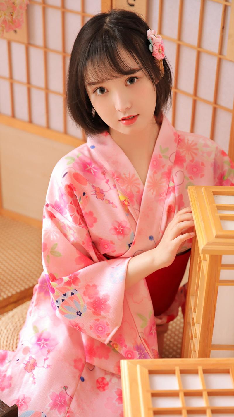 日系和服美女手机壁纸图片